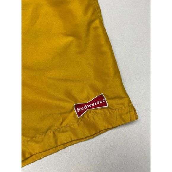 Pacsun Budweiser King Of Beer Swim Board Shorts Trunks Men Adult Medium Yellow - Picture 2 of 6